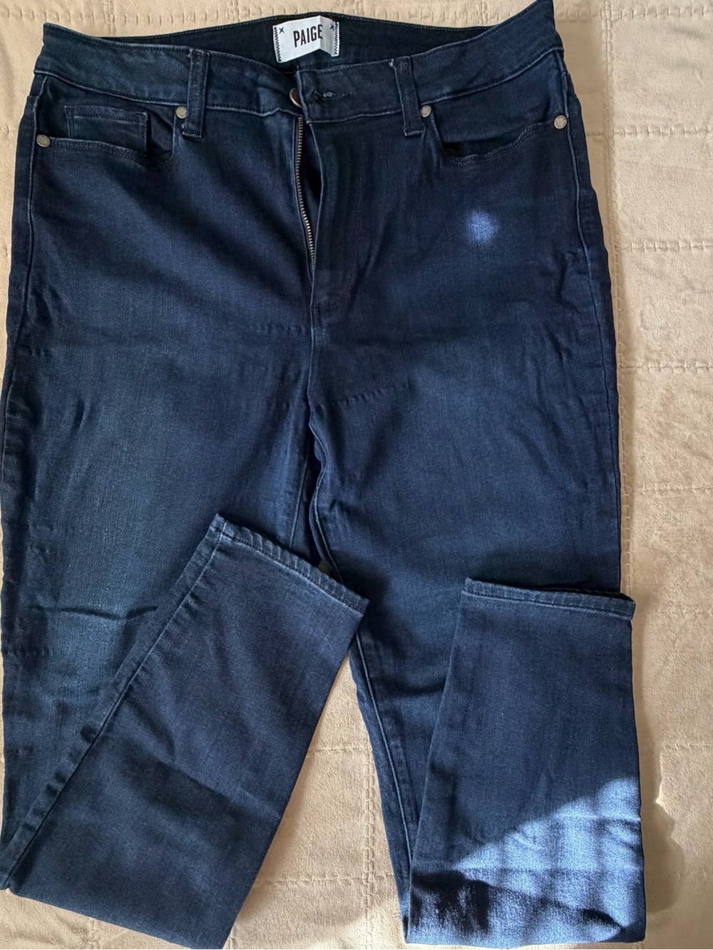 PAIGE Hoxton Ankle Skinny Jeans – Dark Wash – Size 31